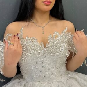 فستان زفاف أميرة الثلج