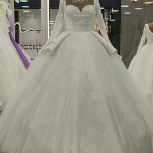 فستان عرس أبيض تركي